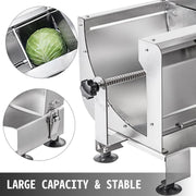 Commercial Vegetable Slicer, 0.2-12mm Adjustable Thickness Manual Vegetable Slicer, Stainless Steel Multifunctional Commer