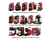 Reusable Coffee Capsules for Nespresso Herbruikbare Hervulbare Machine Tassimo Capsulas De Cafe Recargables Dolce Gusto