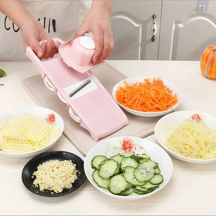 Household Vegetable Cutting Potato Slicer Shredder Multifunctional Fruit  Julienne Slicer Grater with Handle Kitchen Gadgets