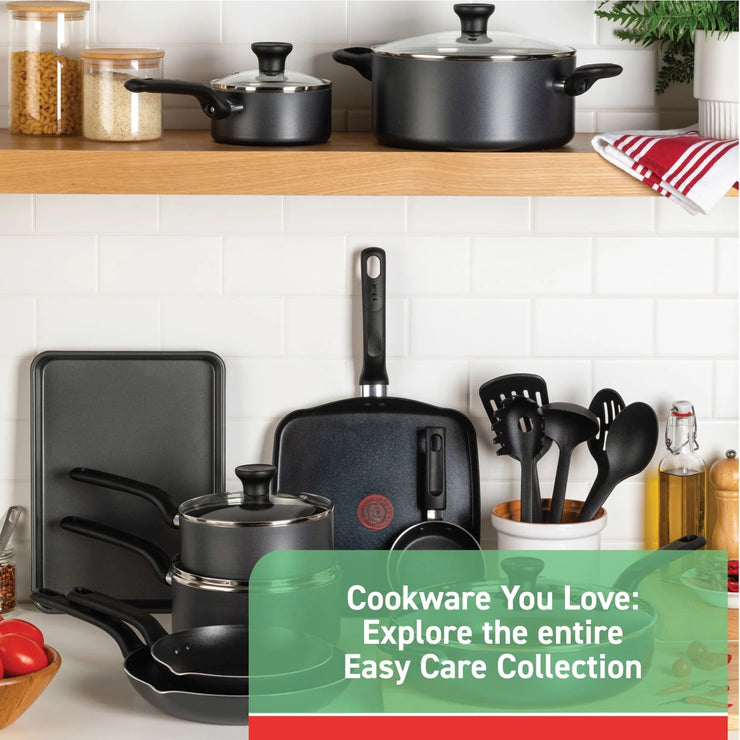 Easy Care Nonstick Cookware, 20 Piece Set, Red