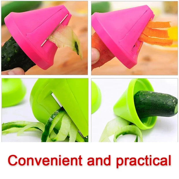 Vegetable Fruit Spiral Shredder Peeler Multi-function Manual Shredder Device Potato Carrot Rotating Shredder Grater Kitchen Tool