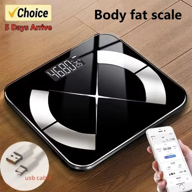 Electronic Scale Smart Weighing Human Charging Simple Weight Scale Weighing Household Fat Body Fat Measurement Scale