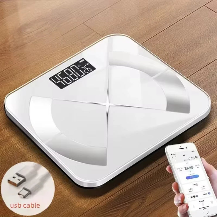 Electronic Scale Smart Weighing Human Charging Simple Weight Scale Weighing Household Fat Body Fat Measurement Scale