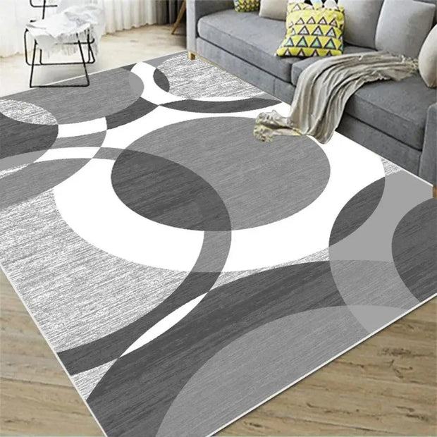 VIKAMA Nordic Abstract Carpet Living Room Bedroom Kitchen Dining Room Floor Mat Home Decor Geometric Large Area Floor Mat