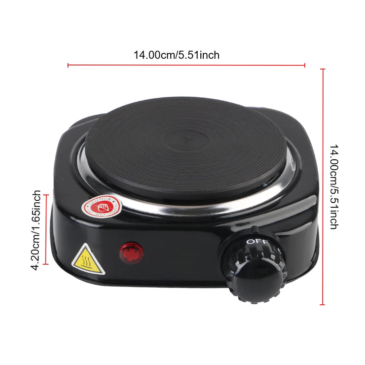 500W 220V Mini Electric Heater Stove Multifunctional Kitchen Appliance Hot Cooker Plate Milk Water Coffee Heating Furnace