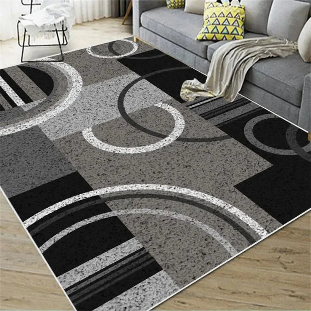 VIKAMA Nordic Abstract Carpet Living Room Bedroom Kitchen Dining Room Floor Mat Home Decor Geometric Large Area Floor Mat