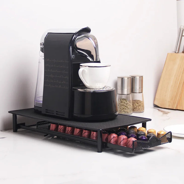 40 Nespresso Original Coffee Holder Pods Capsule Organizer Storage Stand Practical Shelves Drawers Capsule Capacity Pod Holder