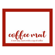 Silicone Coffee Maker Mat for Countertops, Coffee Bar Accessories-Table Mat Under Appliance, Dish Drying Mat for Kitchen