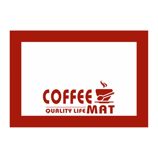 Silicone Coffee Maker Mat for Countertops, Coffee Bar Accessories-Table Mat Under Appliance, Dish Drying Mat for Kitchen