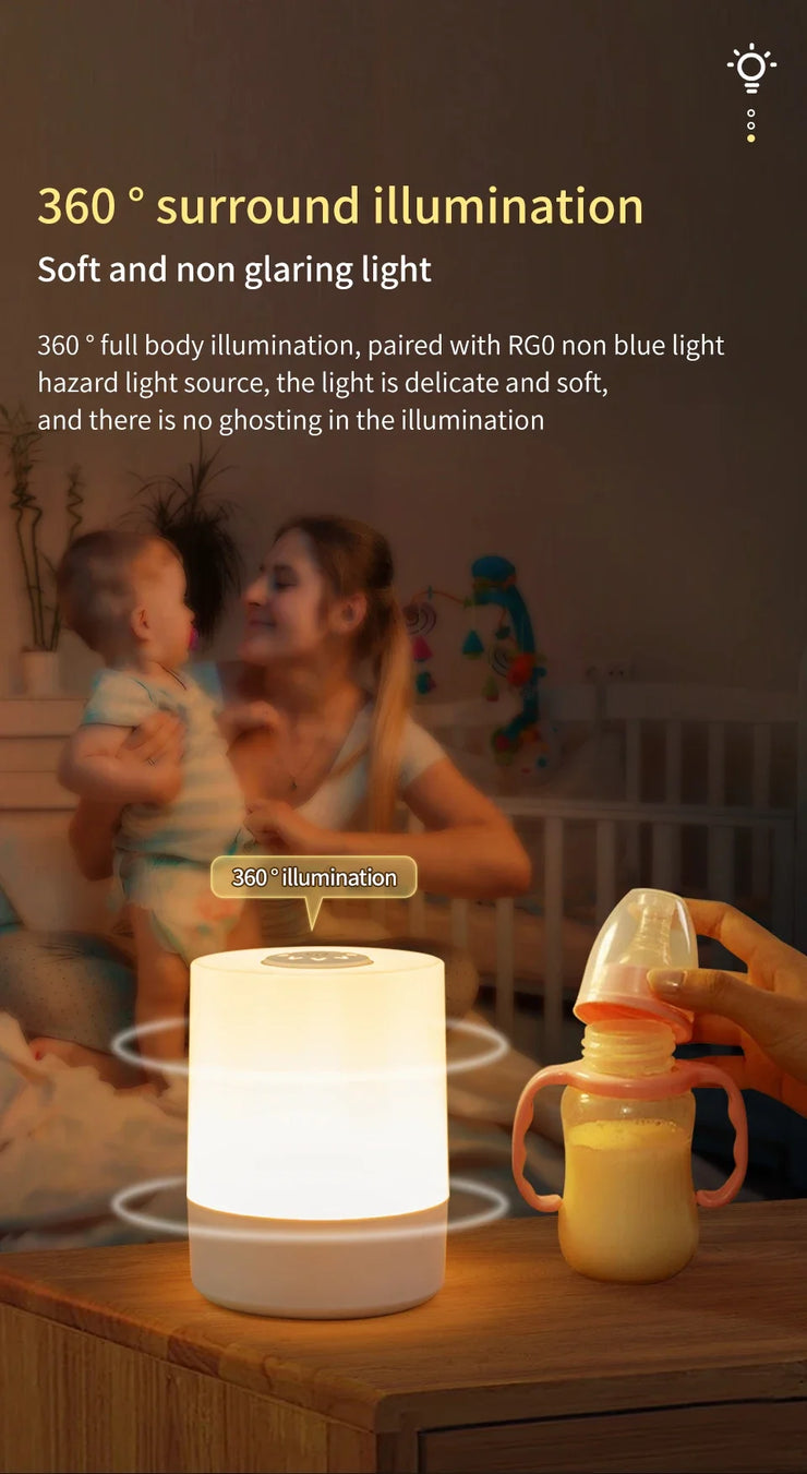 Bedside Led Night Lights Dimmable Charging Desktop Night Lamps Touch Reading Led Table Lamps Bedroom Bedside Lighting Decoration