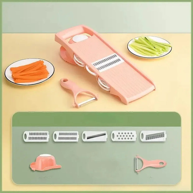 Household Vegetable Cutting Potato Slicer Shredder Multifunctional Fruit  Julienne Slicer Grater with Handle Kitchen Gadgets