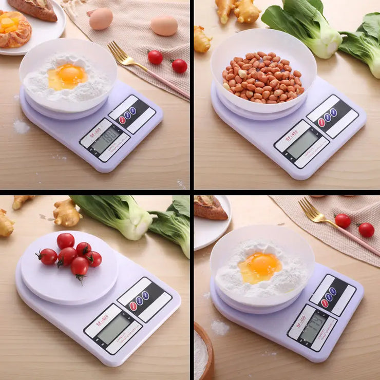 5kg/7kg/10kg LCD Display Digital Kitchen Scale 1g High Precise Electronic Food Scale for Cooking Baking Weighing Measuring Scale