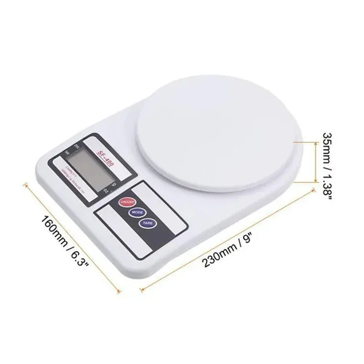 5kg/7kg/10kg LCD Display Digital Kitchen Scale 1g High Precise Electronic Food Scale for Cooking Baking Weighing Measuring Scale